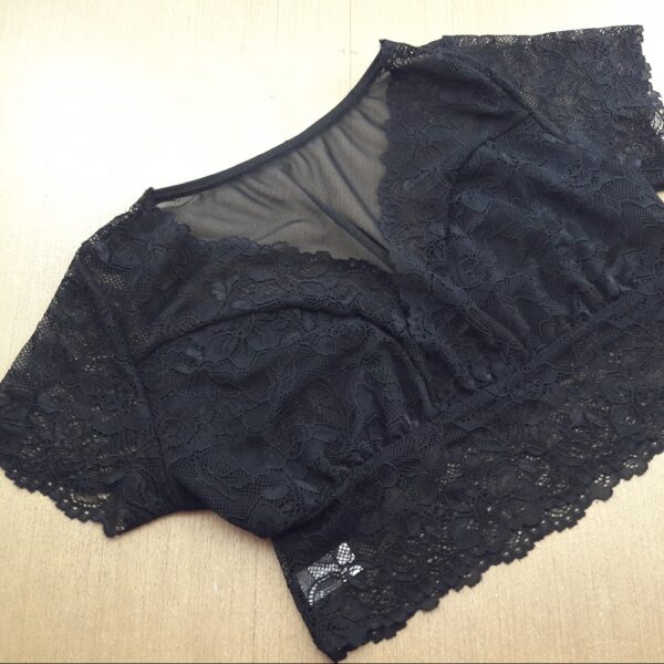 Conjunto Cropped Renda Jacquard - Image 7