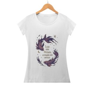 Camisa Feminina Lua em Peixes